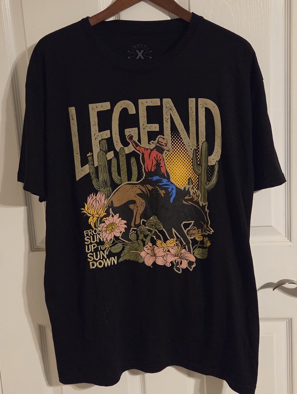 Legend Graphic Black Men's T-Shirt Xl